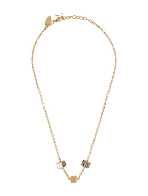 louis vuitton gamble necklace price|Louis Vuitton Crystal Monogram Gambl.